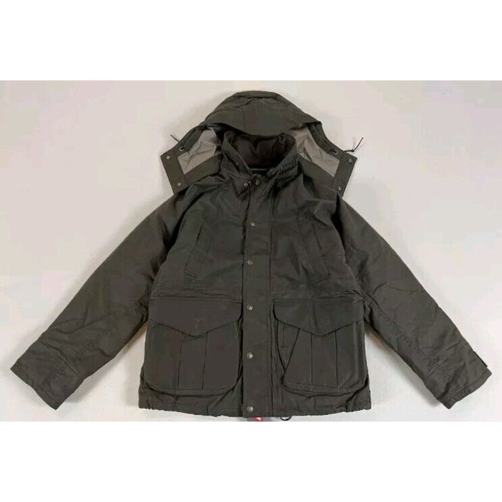 Filson Ranger Insulated Field Jacket Men's Size L Hooded Deep Forest PrimaLoft